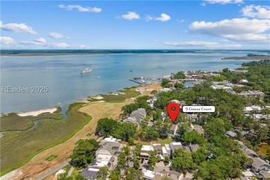 A 2025 chef's kitchen remodel & Calibogue Sound views from the on Harbour Town Golf Links in South Carolina - for sale on GolfHomes.com, golf home, golf lot