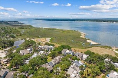 A 2025 chef's kitchen remodel & Calibogue Sound views from the on Harbour Town Golf Links in South Carolina - for sale on GolfHomes.com, golf home, golf lot