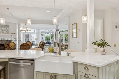 A 2025 chef's kitchen remodel & Calibogue Sound views from the on Harbour Town Golf Links in South Carolina - for sale on GolfHomes.com, golf home, golf lot