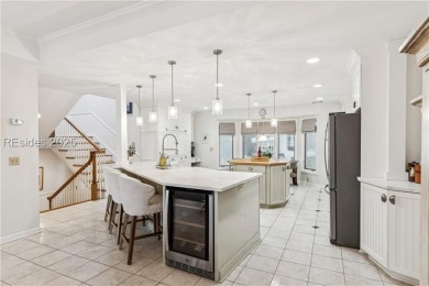 A 2025 chef's kitchen remodel & Calibogue Sound views from the on Harbour Town Golf Links in South Carolina - for sale on GolfHomes.com, golf home, golf lot