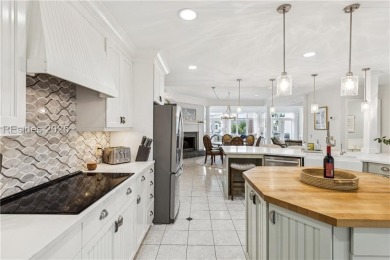 A 2025 chef's kitchen remodel & Calibogue Sound views from the on Harbour Town Golf Links in South Carolina - for sale on GolfHomes.com, golf home, golf lot
