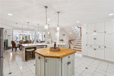 A 2025 chef's kitchen remodel & Calibogue Sound views from the on Harbour Town Golf Links in South Carolina - for sale on GolfHomes.com, golf home, golf lot