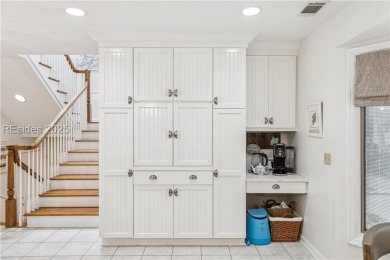 A 2025 chef's kitchen remodel & Calibogue Sound views from the on Harbour Town Golf Links in South Carolina - for sale on GolfHomes.com, golf home, golf lot