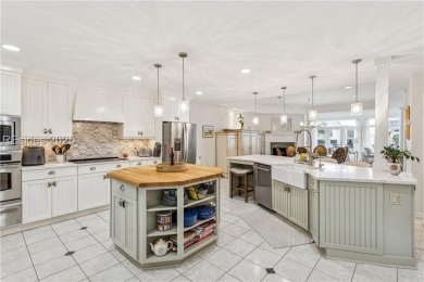 A 2025 chef's kitchen remodel & Calibogue Sound views from the on Harbour Town Golf Links in South Carolina - for sale on GolfHomes.com, golf home, golf lot