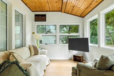 Beach vibes and vintage charm in this historic Grand Beach home on Grand Beach Municipal Golf Course in Michigan - for sale on GolfHomes.com, golf home, golf lot