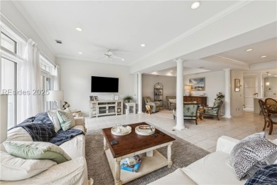A 2025 chef's kitchen remodel & Calibogue Sound views from the on Harbour Town Golf Links in South Carolina - for sale on GolfHomes.com, golf home, golf lot