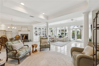 A 2025 chef's kitchen remodel & Calibogue Sound views from the on Harbour Town Golf Links in South Carolina - for sale on GolfHomes.com, golf home, golf lot