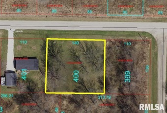 Level, buildable lot in Oak Run. Purchase of this lot is an on Oak Run Golf Course in Illinois - for sale on GolfHomes.com, golf home, golf lot