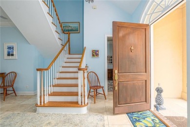 Located only a minute from the Oakridge gate, this custom stucco on The Landings Club - Marshwood in Georgia - for sale on GolfHomes.com, golf home, golf lot