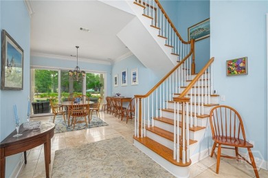 Located only a minute from the Oakridge gate, this custom stucco on The Landings Club - Marshwood in Georgia - for sale on GolfHomes.com, golf home, golf lot