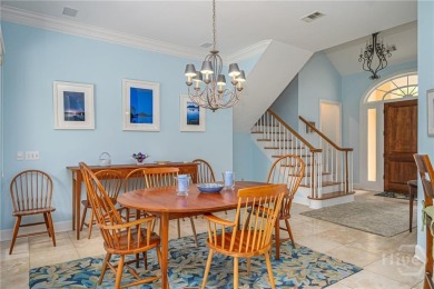 Located only a minute from the Oakridge gate, this custom stucco on The Landings Club - Marshwood in Georgia - for sale on GolfHomes.com, golf home, golf lot