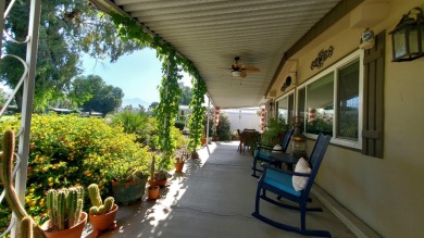 The views from this home are spectacular in this 55+ senior home on Date Palm Country Club in California - for sale on GolfHomes.com, golf home, golf lot