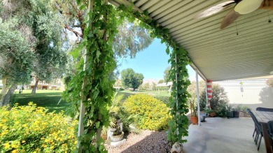 The views from this home are spectacular in this 55+ senior home on Date Palm Country Club in California - for sale on GolfHomes.com, golf home, golf lot