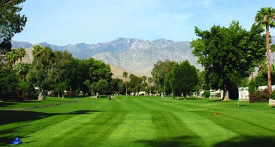 The views from this home are spectacular in this 55+ senior home on Date Palm Country Club in California - for sale on GolfHomes.com, golf home, golf lot