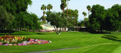 The views from this home are spectacular in this 55+ senior home on Date Palm Country Club in California - for sale on GolfHomes.com, golf home, golf lot