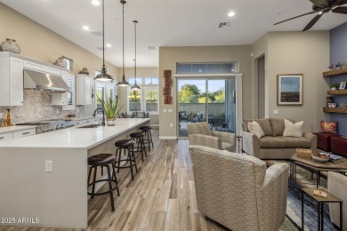 Enjoy sophisticated lock-n-leave living in this impeccably on Whisper Rock Golf Club  in Arizona - for sale on GolfHomes.com, golf home, golf lot