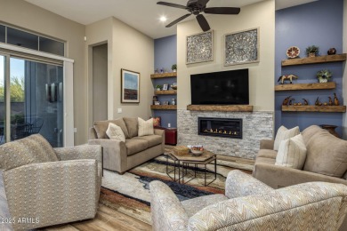 Enjoy sophisticated lock-n-leave living in this impeccably on Whisper Rock Golf Club  in Arizona - for sale on GolfHomes.com, golf home, golf lot