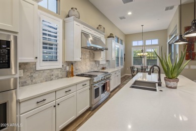Enjoy sophisticated lock-n-leave living in this impeccably on Whisper Rock Golf Club  in Arizona - for sale on GolfHomes.com, golf home, golf lot