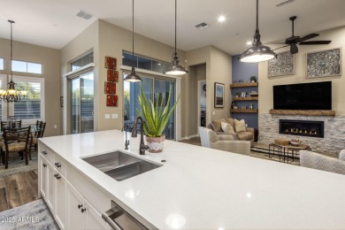 Enjoy sophisticated lock-n-leave living in this impeccably on Whisper Rock Golf Club  in Arizona - for sale on GolfHomes.com, golf home, golf lot