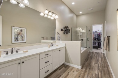 Enjoy sophisticated lock-n-leave living in this impeccably on Whisper Rock Golf Club  in Arizona - for sale on GolfHomes.com, golf home, golf lot