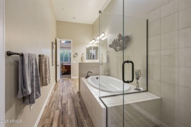 Enjoy sophisticated lock-n-leave living in this impeccably on Whisper Rock Golf Club  in Arizona - for sale on GolfHomes.com, golf home, golf lot