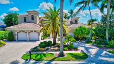 Elegant 2-story, 5-bedroom + office home with lake & fairway on St. Andrews Country Club of Boca Raton in Florida - for sale on GolfHomes.com, golf home, golf lot