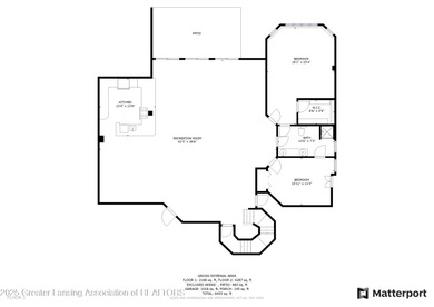 Welcome to this newly remodeled one of a kind five-bedroom home on Michaywe Pines Course in Michigan - for sale on GolfHomes.com, golf home, golf lot