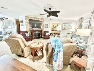 This lovely 3-bedroom, 2-bathroom manufactured home is located on Crane Lakes Golf and Country Club in Florida - for sale on GolfHomes.com, golf home, golf lot