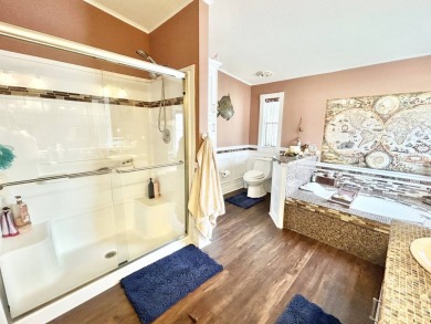 This lovely 3-bedroom, 2-bathroom manufactured home is located on Crane Lakes Golf and Country Club in Florida - for sale on GolfHomes.com, golf home, golf lot