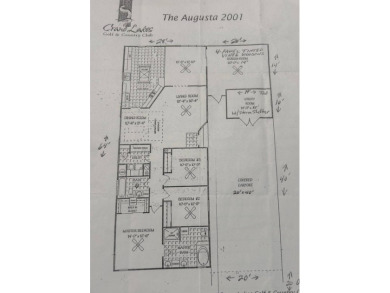 This lovely 3-bedroom, 2-bathroom manufactured home is located on Crane Lakes Golf and Country Club in Florida - for sale on GolfHomes.com, golf home, golf lot