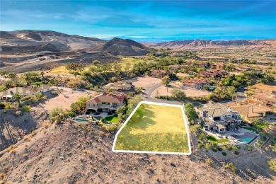 Build your dream home on this prime .53 ac elevated homesite in on South Shore At Lake Las Vegas in Nevada - for sale on GolfHomes.com, golf home, golf lot