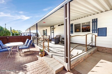 Charming home in great condition with awesome patio and fencing on Tucson Estates Golf Course in Arizona - for sale on GolfHomes.com, golf home, golf lot