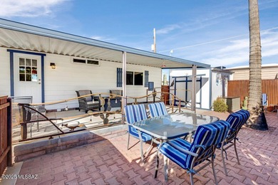 Charming home in great condition with awesome patio and fencing on Tucson Estates Golf Course in Arizona - for sale on GolfHomes.com, golf home, golf lot