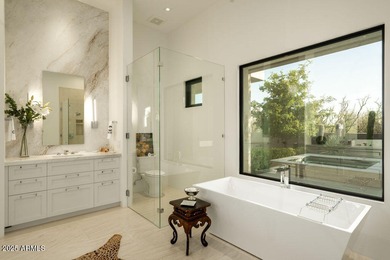 Nestled on 1.435 acres in the prestigious guard-gated community on Desert Highlands Golf Club in Arizona - for sale on GolfHomes.com, golf home, golf lot