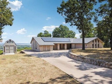 Lovely home with a mountaintop view overlooking Keystone Lake on Keystone Golf Club in Oklahoma - for sale on GolfHomes.com, golf home, golf lot