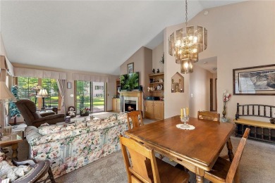 The spacious kitchen is ideal for entertaining, and a cozy gas on Edinburgh USA in Minnesota - for sale on GolfHomes.com, golf home, golf lot