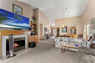 The spacious kitchen is ideal for entertaining, and a cozy gas on Edinburgh USA in Minnesota - for sale on GolfHomes.com, golf home, golf lot