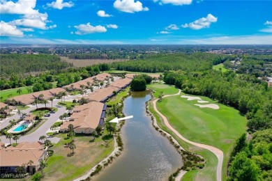 The view from this villa covers the entire 13th hole on Olde Hickory Golf and Country Club in Florida - for sale on GolfHomes.com, golf home, golf lot
