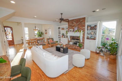 This stunning Lake Caroline waterfront home offers the perfect on Lake Caroline Golf Club in Mississippi - for sale on GolfHomes.com, golf home, golf lot