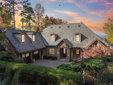 Perched high above Lake Keowee on one of The Reserve's most on The Reserve At Lake Keowee in South Carolina - for sale on GolfHomes.com, golf home, golf lot