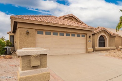 Welcome to this beautiful 2-bedroom, 2-bathroom home with a den on Eagles Nest at Pebble Creek in Arizona - for sale on GolfHomes.com, golf home, golf lot