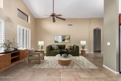 Welcome to this beautiful 2-bedroom, 2-bathroom home with a den on Eagles Nest at Pebble Creek in Arizona - for sale on GolfHomes.com, golf home, golf lot