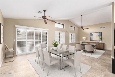 Welcome to this beautiful 2-bedroom, 2-bathroom home with a den on Eagles Nest at Pebble Creek in Arizona - for sale on GolfHomes.com, golf home, golf lot