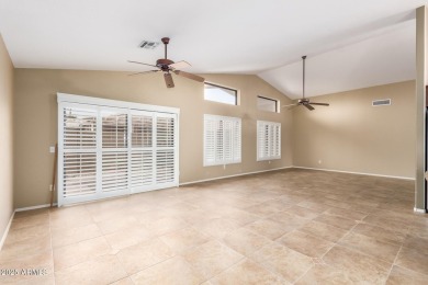 Welcome to this beautiful 2-bedroom, 2-bathroom home with a den on Eagles Nest at Pebble Creek in Arizona - for sale on GolfHomes.com, golf home, golf lot