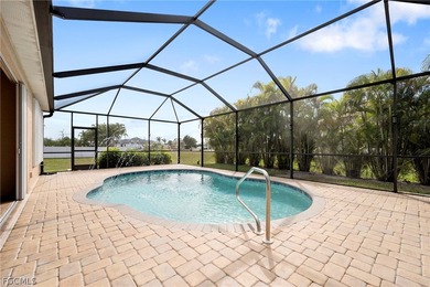 Quiet Coral Oaks Golf Course Home with Screened Pool & Sunset on Burnt Store Golf Club in Florida - for sale on GolfHomes.com, golf home, golf lot