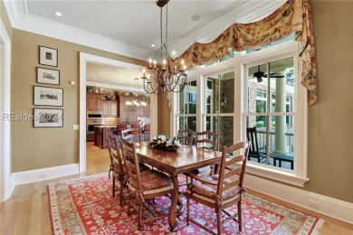 This luxurious Southern estate is complete with 4 BR, 5 BA, 2 on Colleton River Plantation Club in South Carolina - for sale on GolfHomes.com, golf home, golf lot