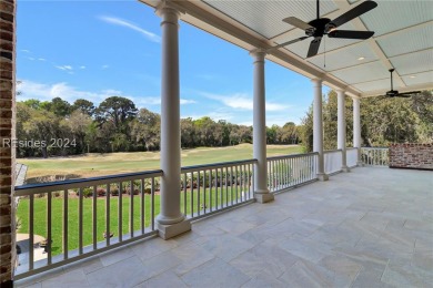 This luxurious Southern estate is complete with 4 BR, 5 BA, 2 on Colleton River Plantation Club in South Carolina - for sale on GolfHomes.com, golf home, golf lot