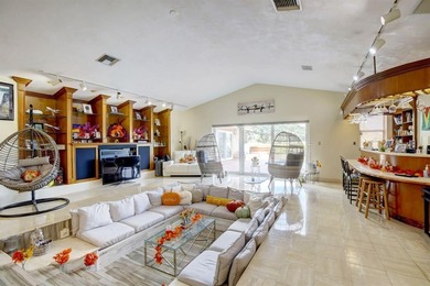 RARELY AVAILABLE POOL, LAKE  and GOLF COURSE views from this on Jacaranda Golf Club in Florida - for sale on GolfHomes.com, golf home, golf lot