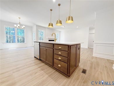 This home is MOVE-IN READY! The Cypress features 5 bedrooms, 4 on Brickshire Golf Club in Virginia - for sale on GolfHomes.com, golf home, golf lot