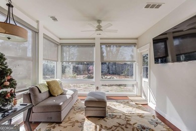 Welcome home to this inviting 4-bedroom, 2.5-bath beauty located on Hamilton Mill Golf Club in Georgia - for sale on GolfHomes.com, golf home, golf lot